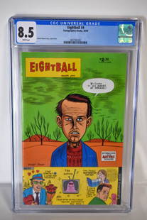 Eightball #4 CGC 8.5: Eightball #4 CGC 8.5 Fantagraphics Books, 10/90 Daniel Clowes story, cover, & art