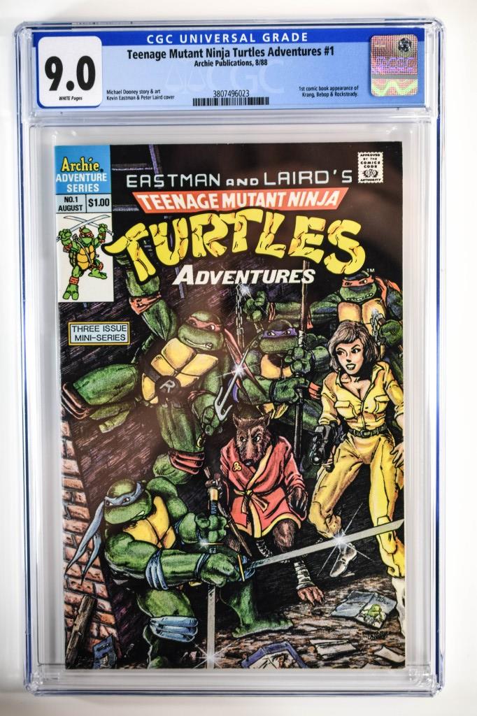 Teenage Mutant Ninja Turtles Adventures #1 CGC 9.0 (1 of 4)