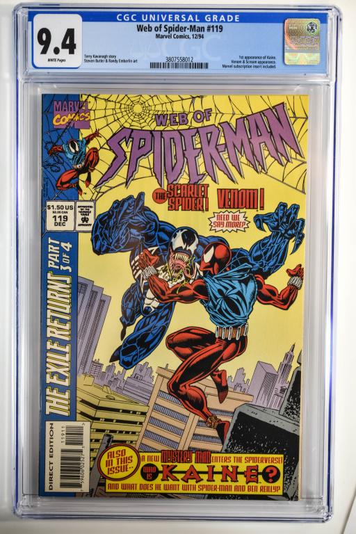 Web of Spider-Man #119 CGC 9.4 (1 of 4)