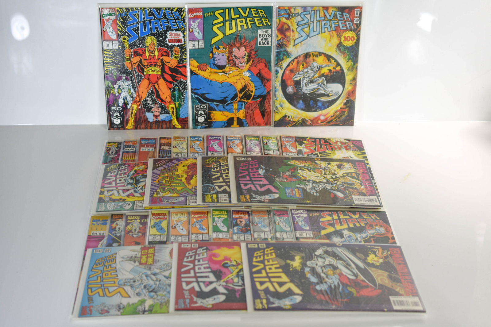 Silver Surfer Vol. 3 and What if Comic Grouping (1 of 3)