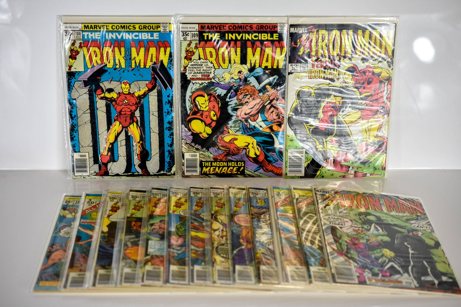 Iron Man Bronze and Copper Age Comic Grouping (1 of 3)