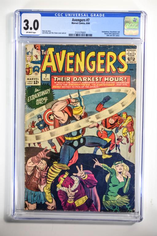 Avengers #7 CGC 3.0 (1 of 4)