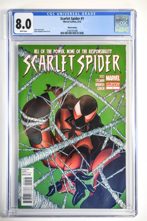 Scarlet Spider #1 CGC 8.0 (1 of 4)