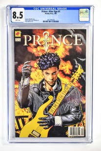 Prince: Alter Ego #1 CGC 8.5: Prince: Alter Ego #1 CGC 8.5 Piranha Press 1991 Dwayne McDuffie story Denys Cowan & Kent Williams art Brian Bolland cover