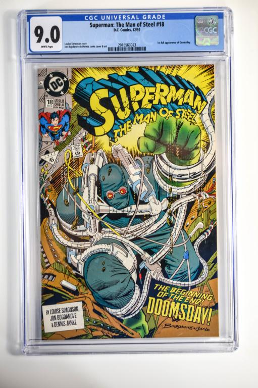 Superman: The Man of Steel #18 CGC 9.0 (1 of 6)