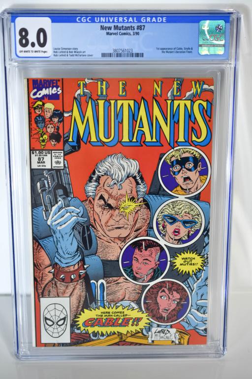 New Mutants # 87 CGC 8.0 (1 of 4)