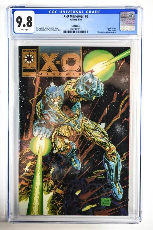 X-O Manowar #0 CGC 9.8 (1 of 4)