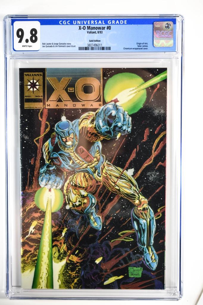 X-O Manowar #0 CGC 9.8 (1 of 4)