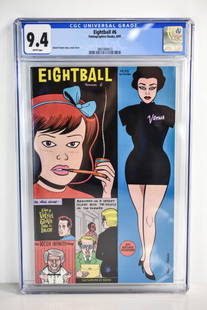 Eightball #6 CGC 9.4: Eightball #6 CGC 9.4 Fantagraphics Books, 6/91 Daniel Clowes story, cover, & art