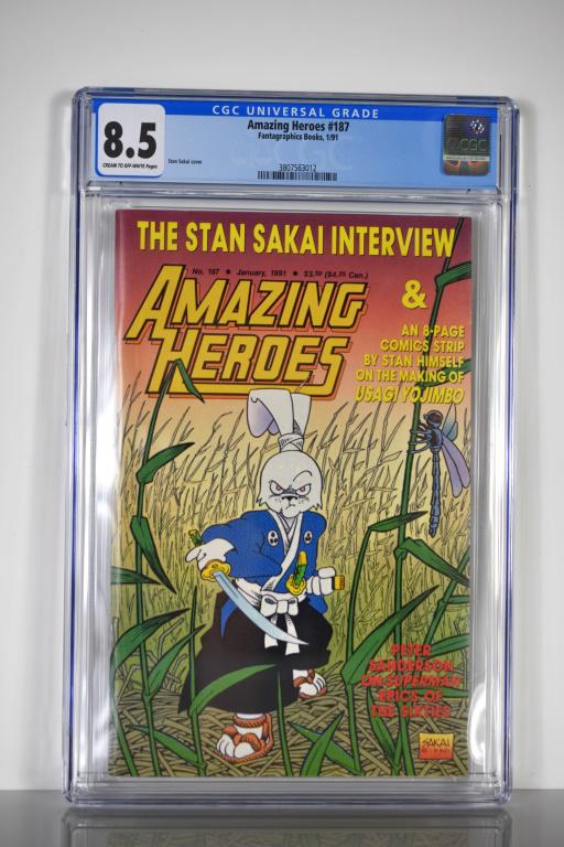 Amazing Heroes #187 CGC 8.5 (1 of 4)