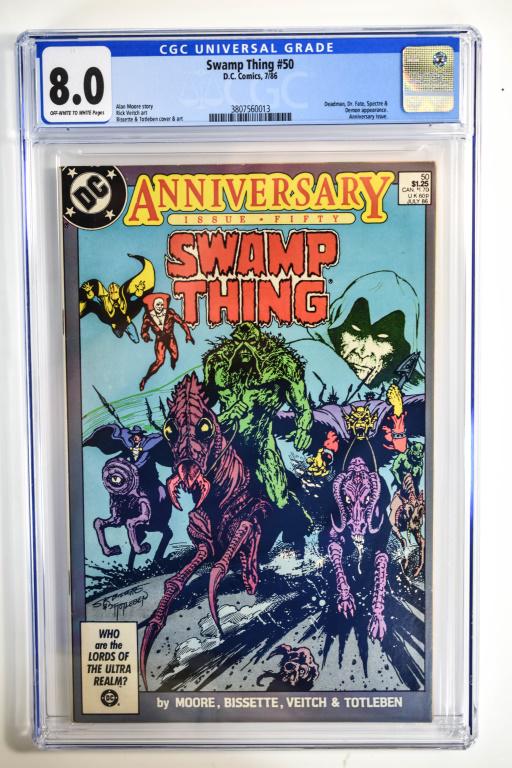 Swamp Thing #50 CGC 8.0 (1 of 4)