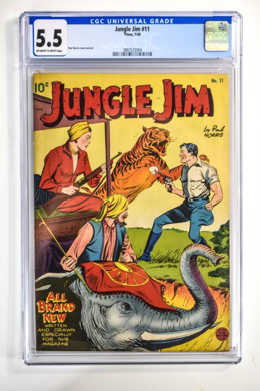 Jungle Jim #11 CG 5.5: Jungle Jim #11 CG 5.5 Pines 1/49 Paul Norris cover and art
