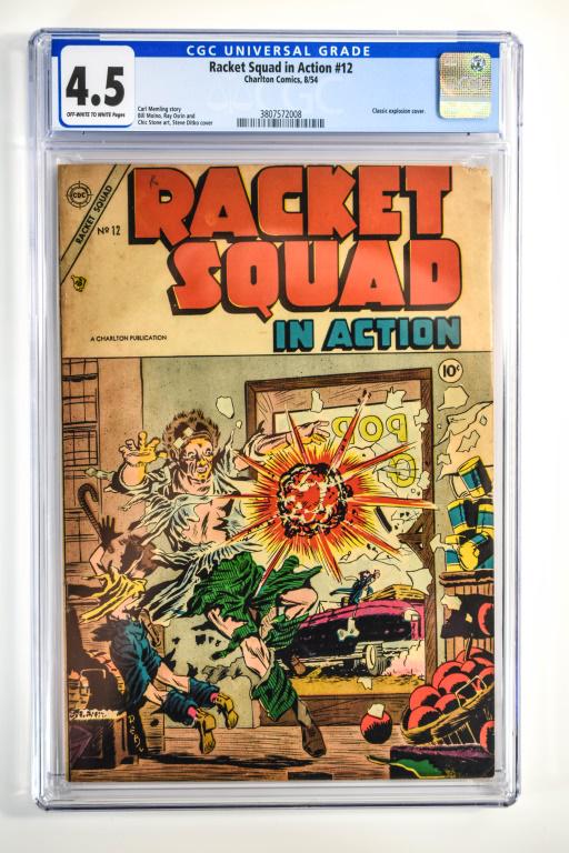 Racket Squad in Action #12 CGC 4.5 (1 of 4)