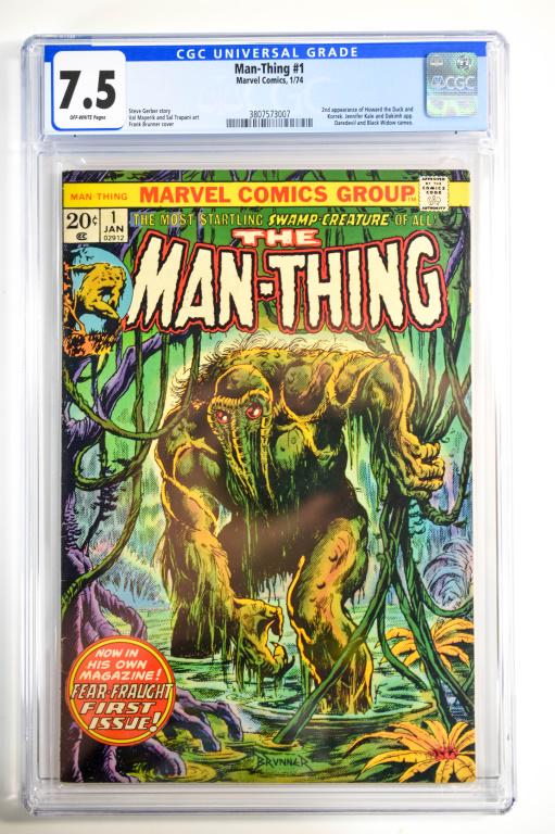 Man-Thing #1 CGC 7.5 (1 of 4)