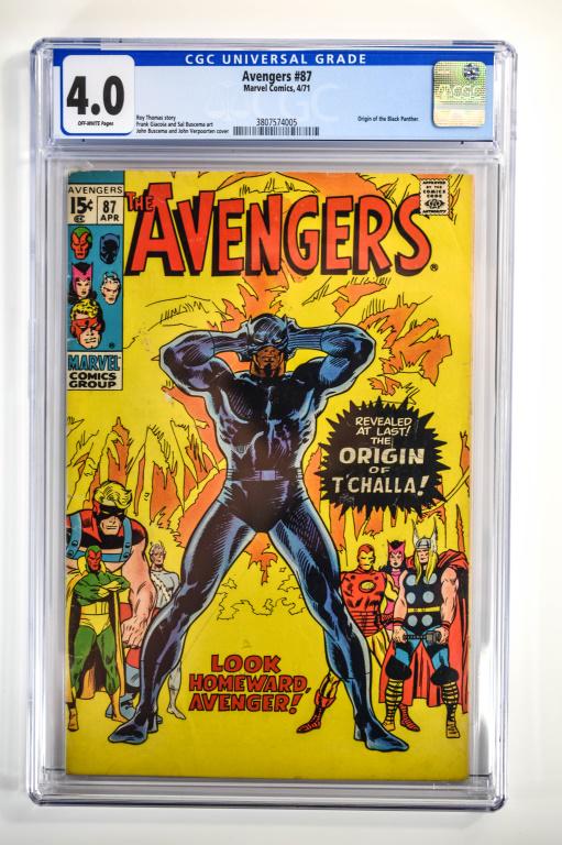 Avengers #87 CGC 4.0 (1 of 4)