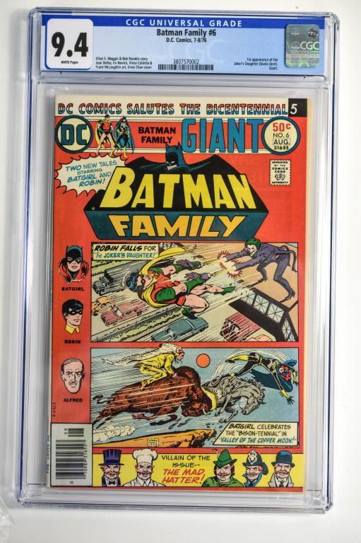 Batman Family #6 CGC 9.4 (1 of 4)