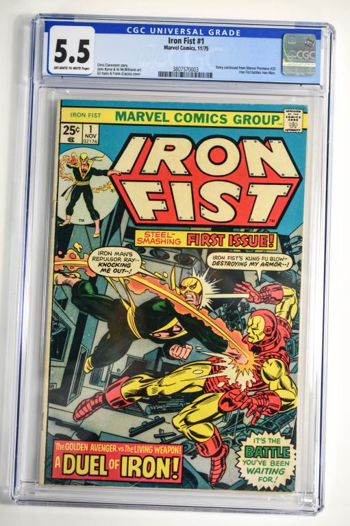 Iron Fist #1 CGC 5.5 (1 of 4)