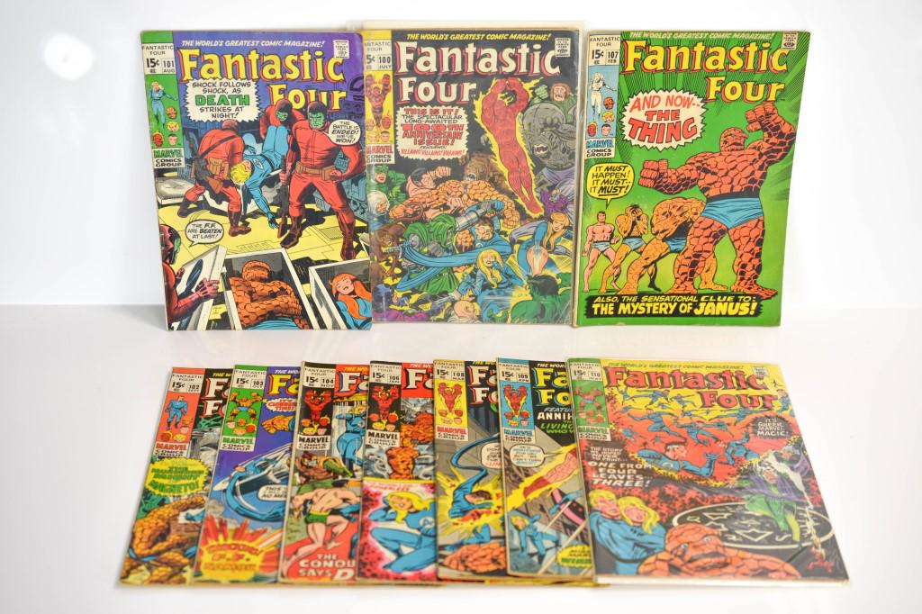 Fantastic Four Silver Age Comic Grouping (1 of 3)
