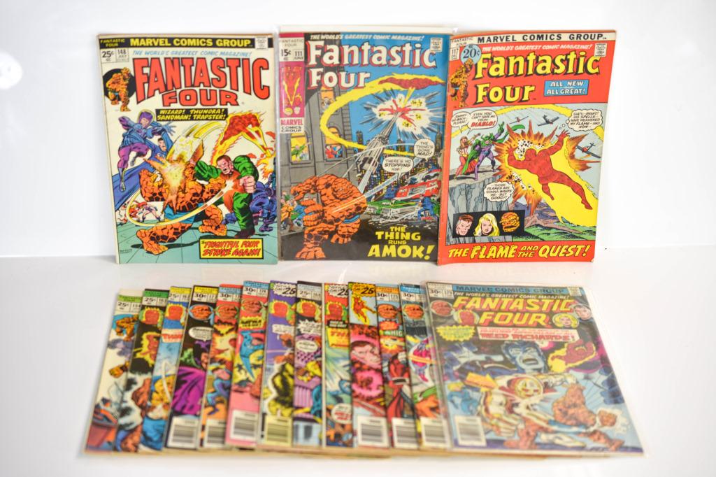 Fantastic Four Silver & Bronze Age Comic Grouping (1 of 3)