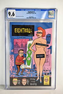 Eightball #2 CGC 9.6: Eightball #2 CGC 9.6 Fantagraphics Books, 2/90 Daniel Clowes story, cover, & art