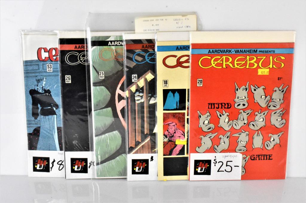 Cerebus Autographed Comic Grouping (1 of 4)
