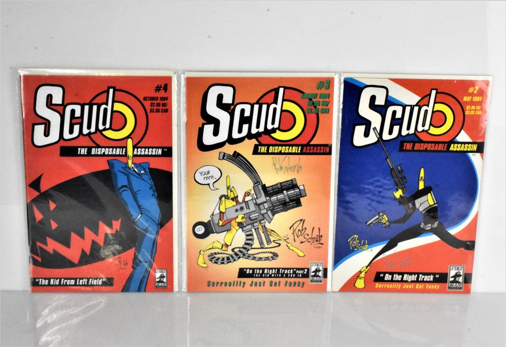 Scud Autographed Comic Grouping (1 of 4)