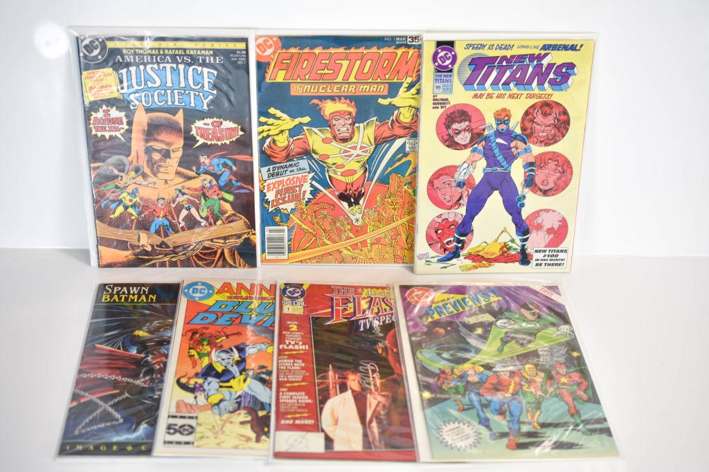 (7) DC Assorted #1s Comic Grouping (1 of 3)