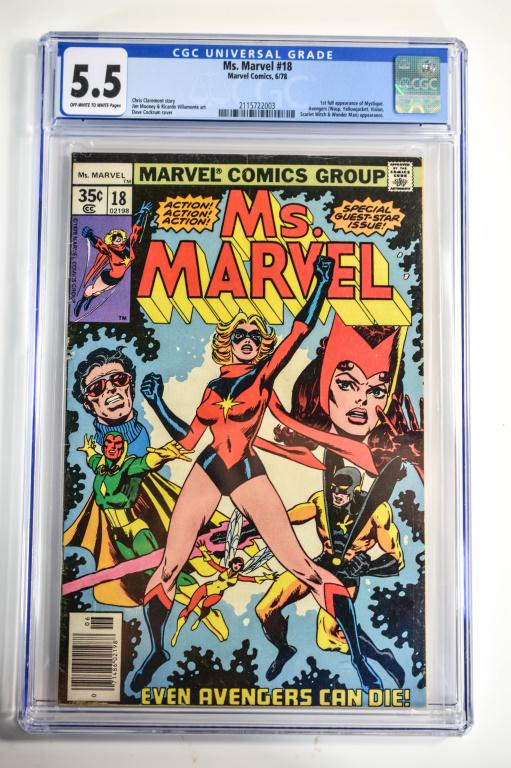 Ms. Marvel #18 CGC 5.5 (1 of 4)