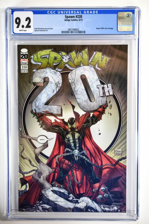 Spawn #220 CGC 9.2 (1 of 4)