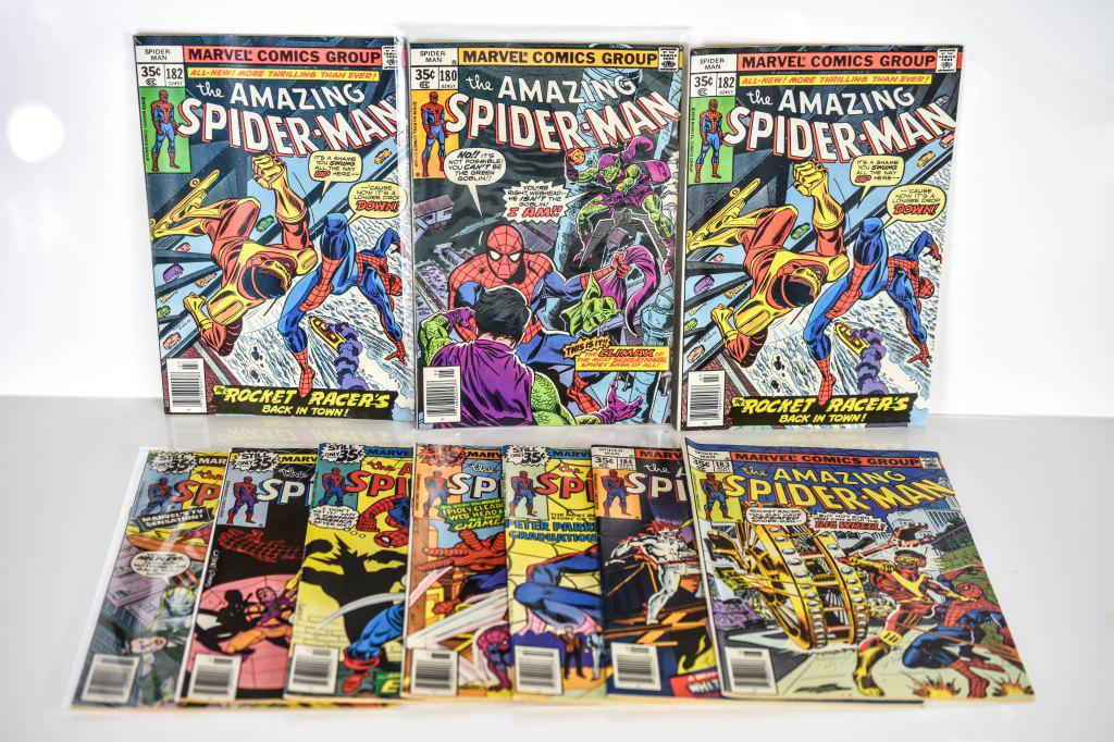 (10) Amazing Spider-Man #180 Series Grouping (1 of 3)