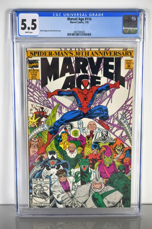 Marvel Age #114 CGC 5.5 (1 of 3)