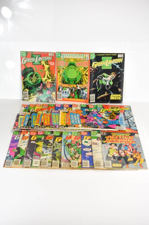 Green Lantern & JLA Copper Age Comic Grouping (1 of 3)