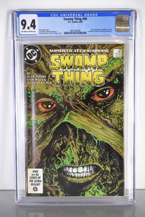 Swamp Thing #49 CGC 9.4: Swamp Thing #49 CGC 9.4 D.C. Comics, 6/86 Alan Moore story Stan Woch & Alfredo Alcala art Stephen Bissette & John Totleben cover John Constantine, Deadman, Demon, Phantom Stranger, & Spectre appearanc