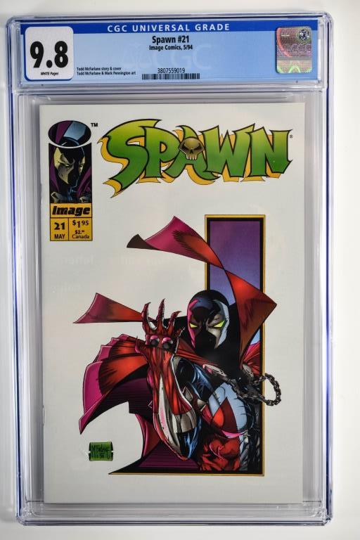 Spawn #21 CGC 9.8 (1 of 4)