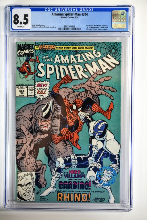 Amazing Spider-Man #344 CGC 8.5 (1 of 4)