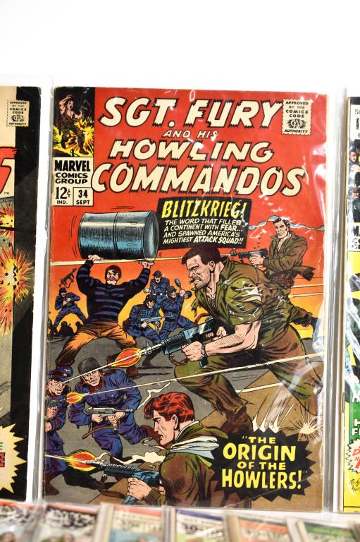 (20) Sgt. Fury and Cpt. Savage Comic Grouping (1 of 4)