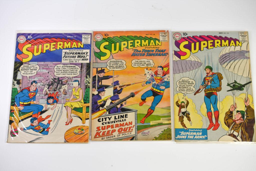 (3) Superman 10 Cent Silver Age Comics (1 of 2)