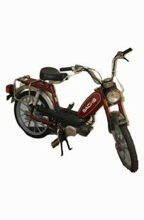 Sachs German Moped: ZF Sachs Germany moped. One of two in the sale. Both were running recently, per the consignor, but are untested by us. Approximately 894 miles. Both were from a living estate in Walnutport, PA There