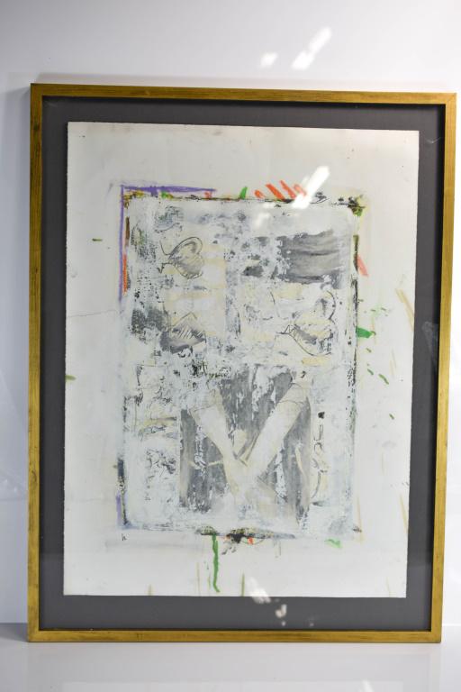 Herbstreith Mixed Media Artowrk: Done with a mixture of paint, pastel, and paper, SLL. Artist: Charles Herbstreith Discovery art. and Pop Culture and Pop Art is identifiable by consumer symbols such as a can of Campbell's Soup or cel