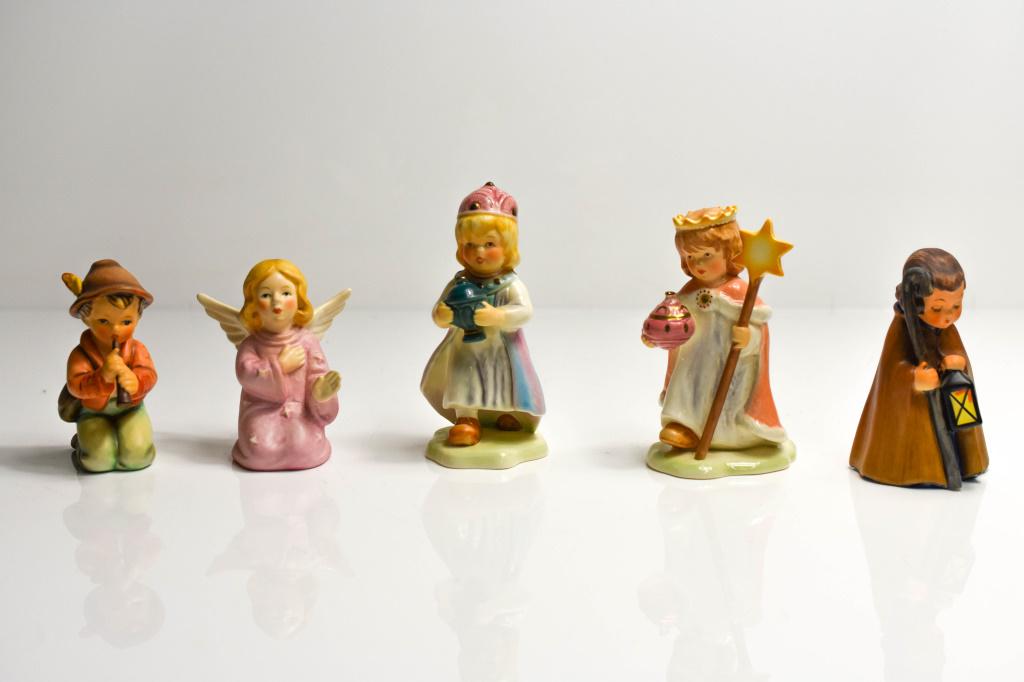 Goebel Figurines Collection of 5: Includes (5) Tallest is 5" in height.