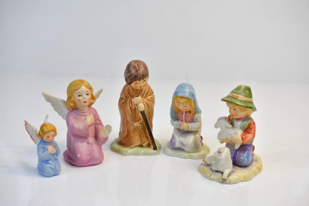 Goebel Figurines Lot of 5: Includes (5) Tallest is 4 3/4" in height.