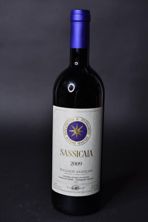 2009 San Guido Sassicaia Bolgheri Wine: Includes (1) Unopened 2009 San Guido "sassicaia" Bolgheri Wine From Tuscany Pick Up Only. From Local Estate. Must Be 21 To Purchase And Show Valid Identification Upon Pick Up.