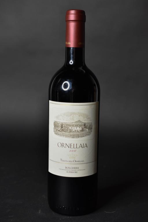 2008 Ornellaia Bolgheri Superiore Wine: Includes (1) Unopened Bottle Of 2008 Ornellaia Bolgheri Superiore Wine Pick Up Only. From Local Estate. Must Be 21 To Purchase And Show Valid Identification Upon Pick Up.