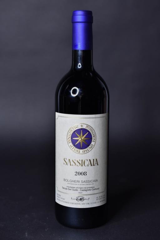 2008 San Guido "sassicaia Bolgheri Wine: Includes (1) Unopened 2008 San Guido "sassicaia" Bolgheri Wine From Tuscany Pick Up Only. From Local Estate. Must Be 21 To Purchase And Show Valid Identification Upon Pick Up.