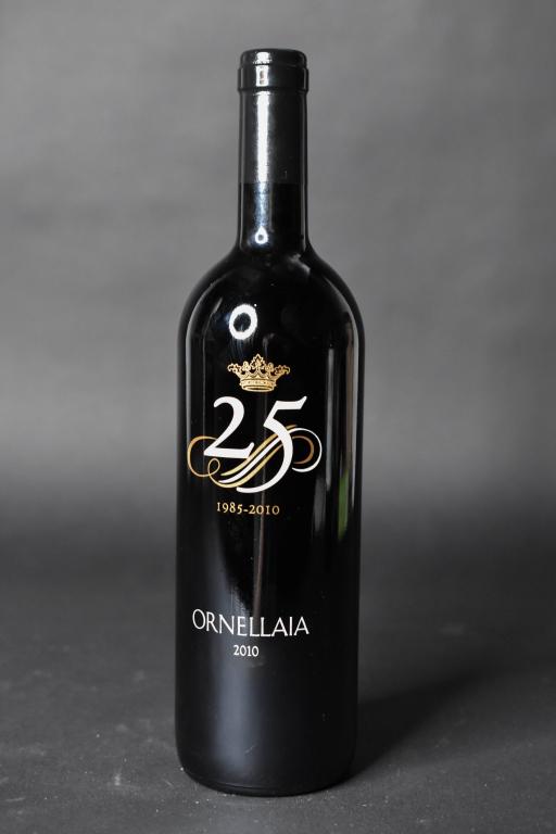 2010 Ornellaia Bolgheri Superiore Wine: Includes (1) Unopened Bottle Of 2010 Ornellaia Bolgheri Superiore Wine Pick Up Only. From Local Estate. Must Be 21 To Purchase And Show Valid Identification Upon Pick Up.