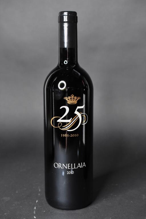 2010 Ornellaia Bolgheri Superiore Wine: Includes (1) Unopened Bottle Of 2010 Ornellaia Bolgheri Superiore Wine Pick Up Only. From Local Estate. Must Be 21 To Purchase And Show Valid Identification Upon Pick Up.