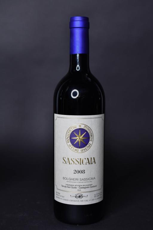 2008 San Guido Sassicaia Bolgheri Wine: Includes (1) Unopened 2008 San Guido "sassicaia" Bolgheri Wine From Tuscany Pick Up Only. From Local Estate. Must Be 21 To Purchase And Show Valid Identification Upon Pick Up.