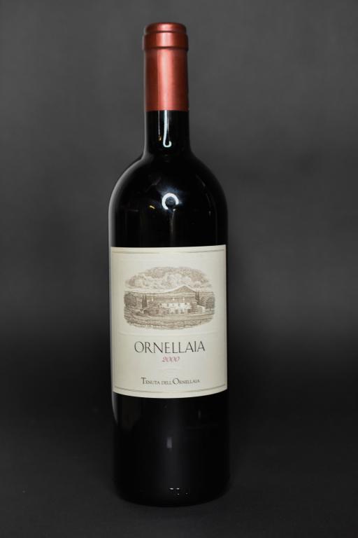 2000 Ornellaia Bolgheri Superiore Wine: Includes (1) Unopened Bottle Of 2000 Ornellaia Bolgheri Superiore Wine Pick Up Only. From Local Estate. Must Be 21 To Purchase And Show Valid Identification Upon Pick Up.