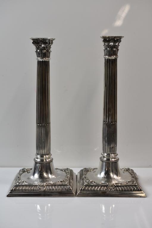 Pair Of William Cafe (1758-1767) Candlesticks (1 of 12)