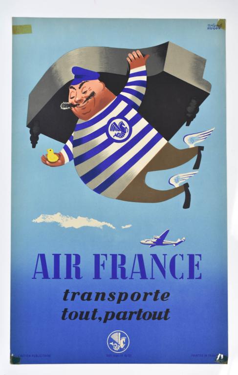 Vintage Air France Airline Poster (1 of 1)